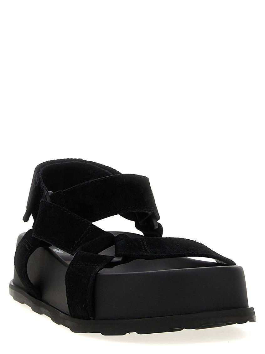 Black Suede Sandals 2