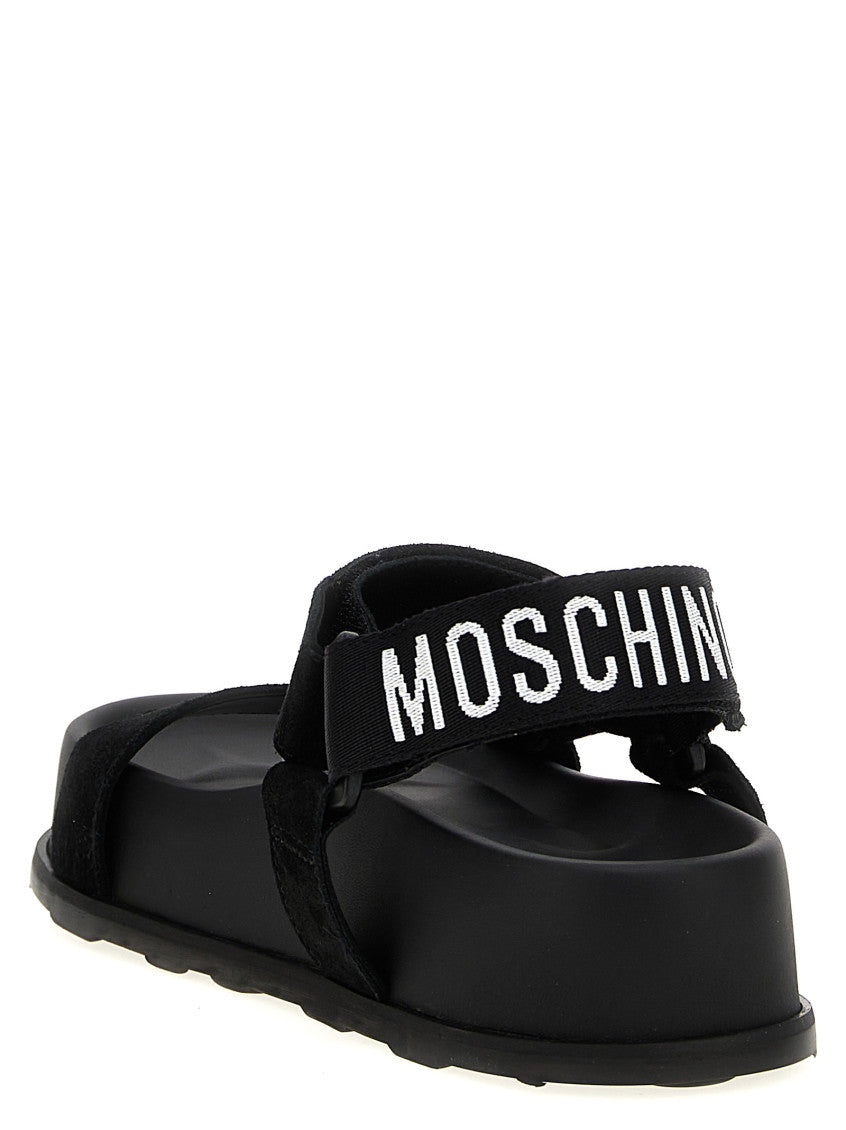 Black Suede Sandals 3
