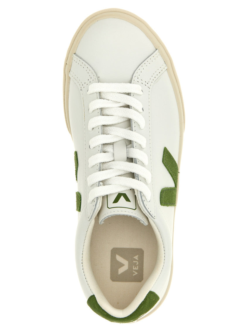 White Lace Up Sneakers 4