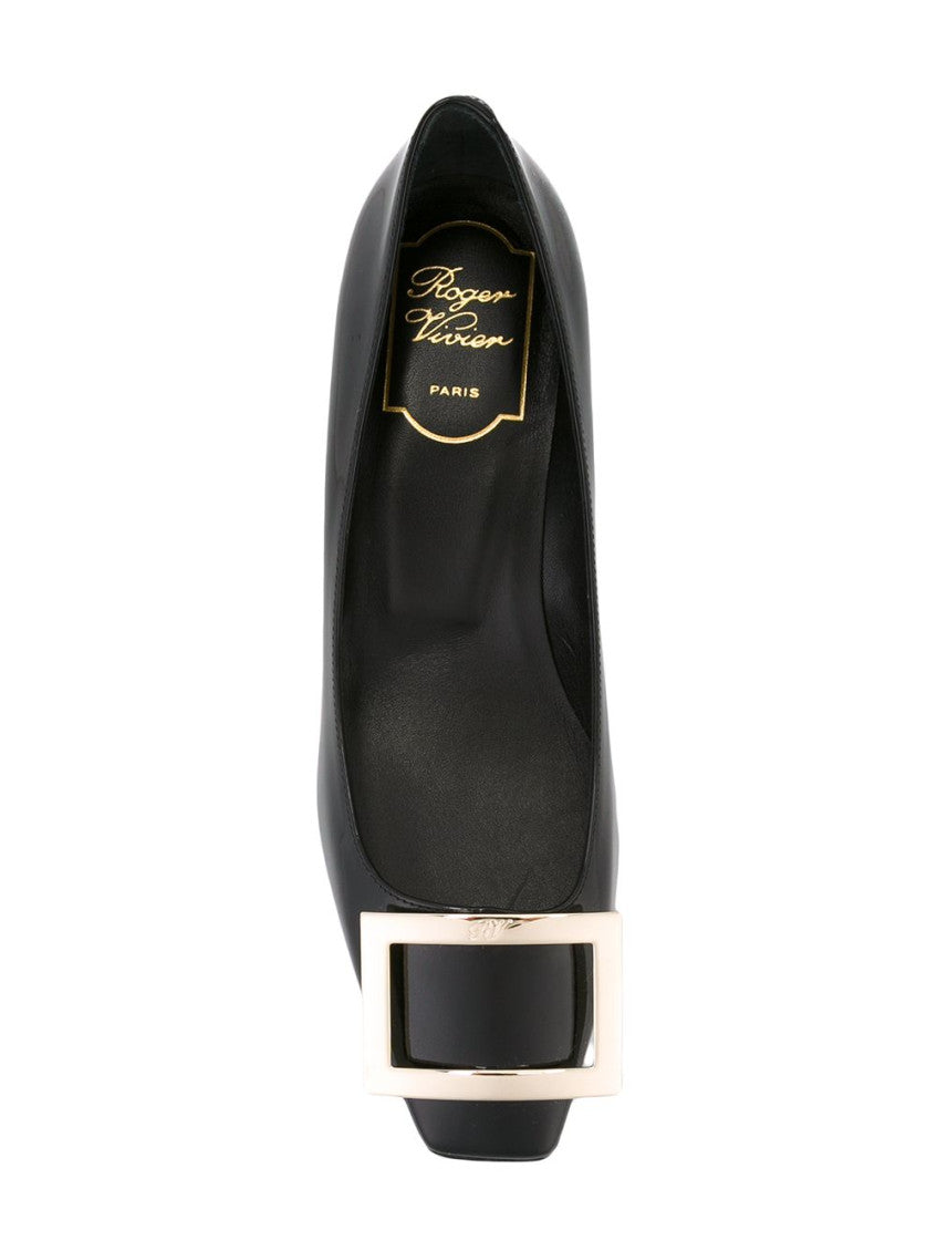Black Leather Pumps 2