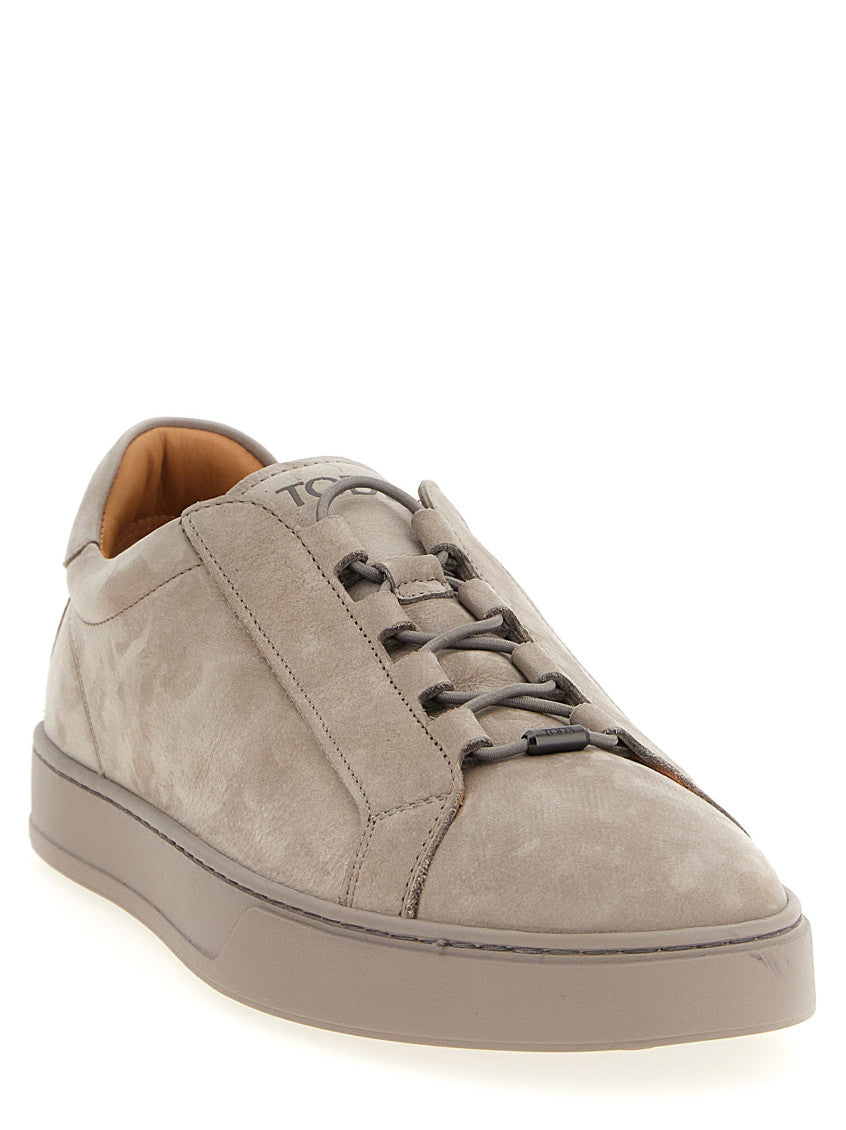 Grey Lace Up Sneakers 2