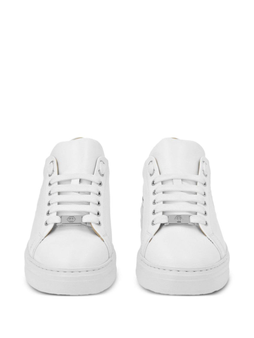 White Leather Sneakers 2