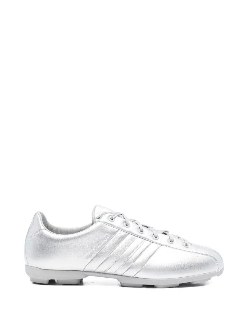 Silver Lace Up Sneakers 1