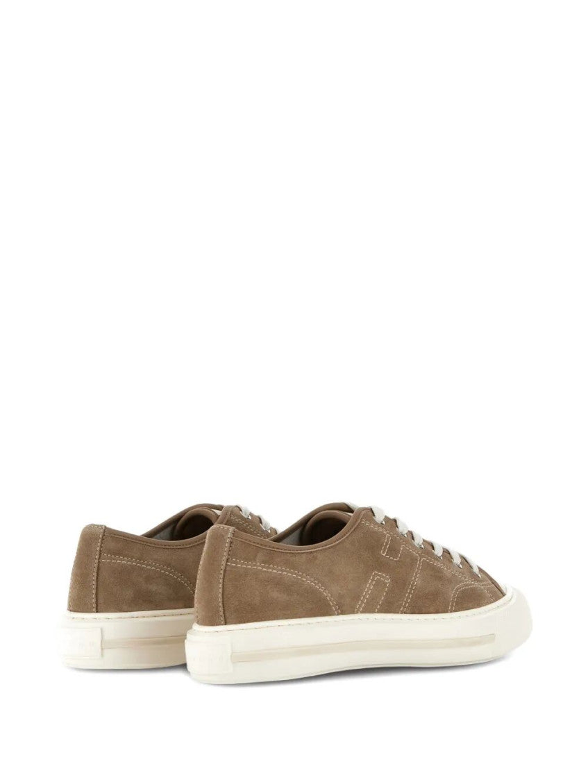 Brown Lace Up Sneakers 3