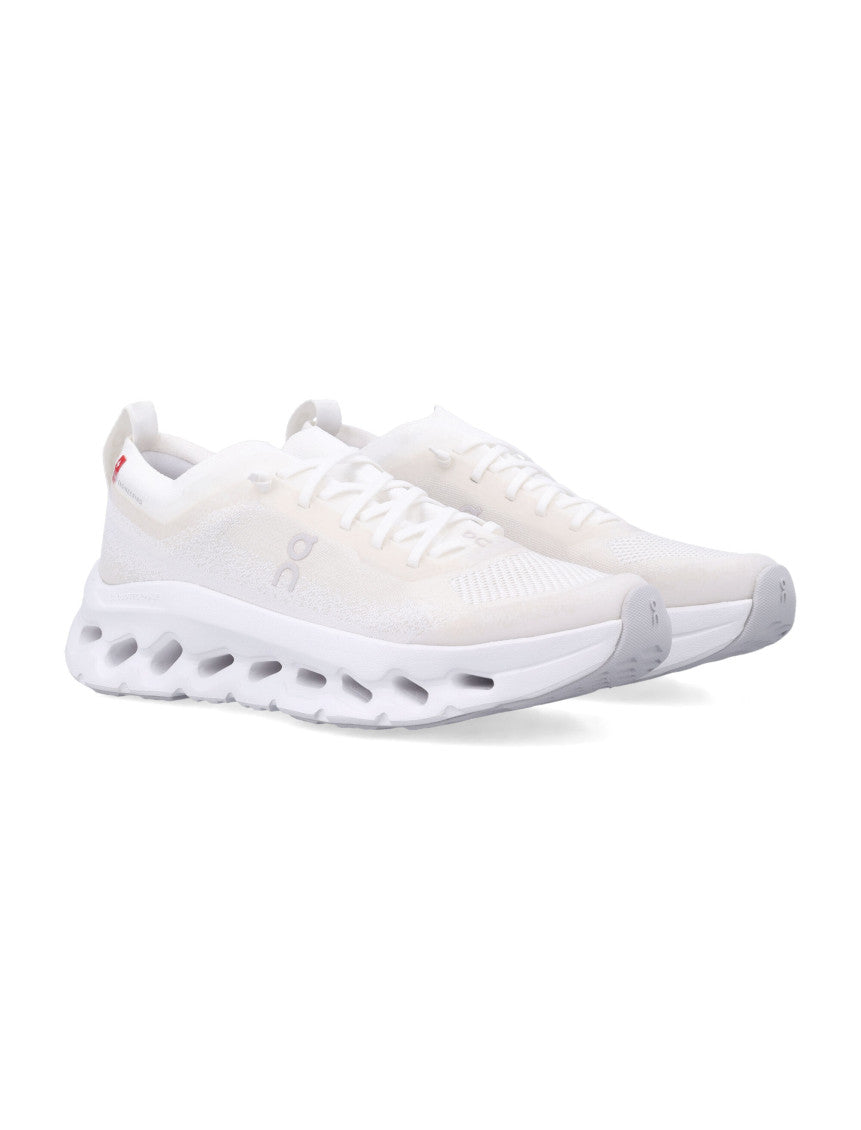 White Lace Up Sneakers 3
