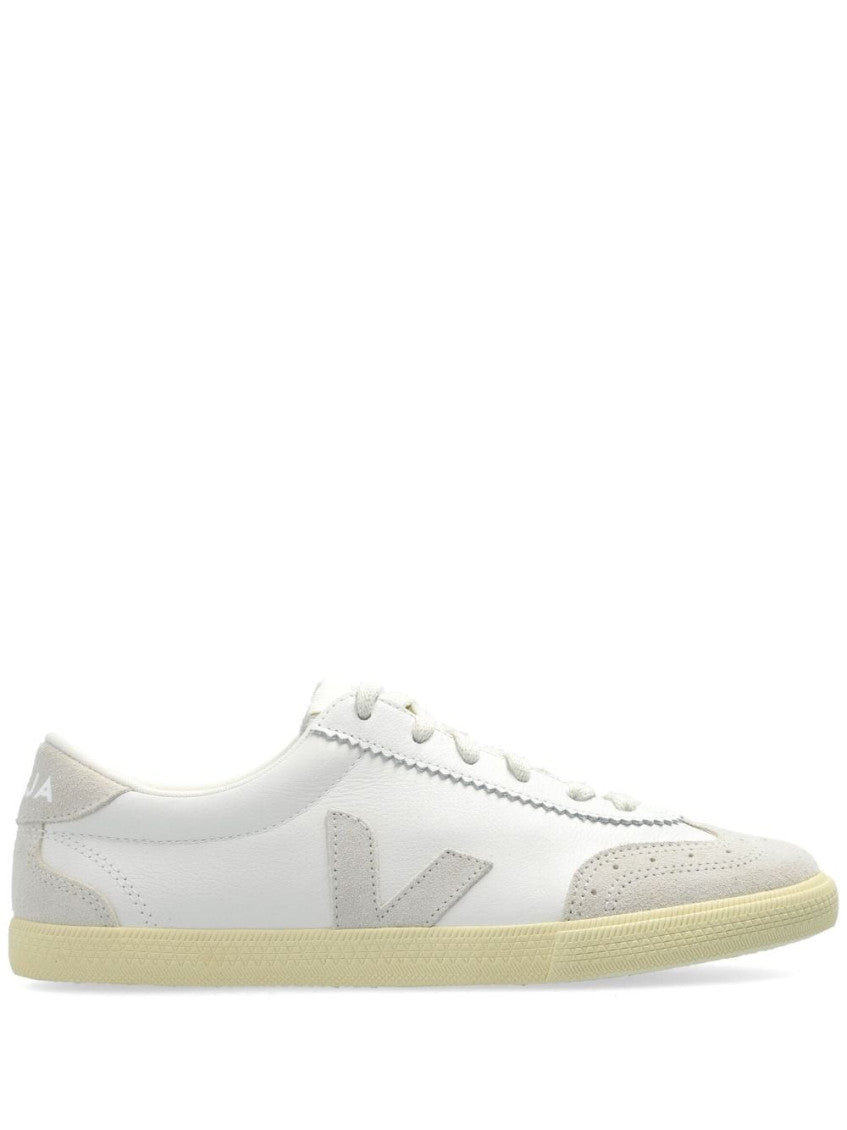 White Lace Up Sneakers 2