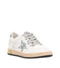 Kids White Leather Sneakers 1