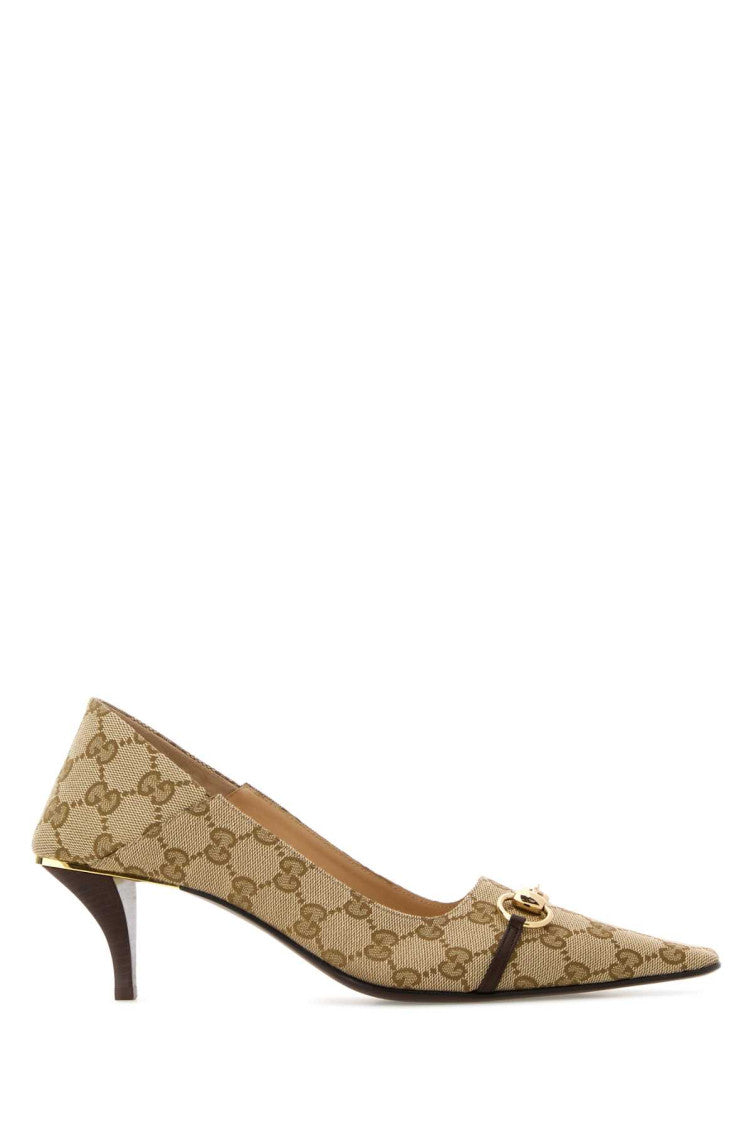 Light Brown GG Vittoria Pumps 1