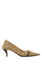 Light Brown GG Vittoria Pumps 1