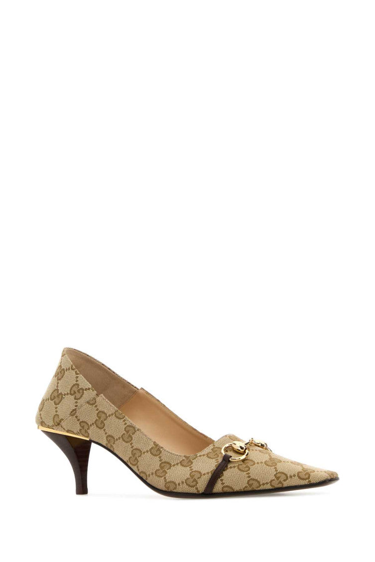 Light Brown GG Vittoria Pumps 2