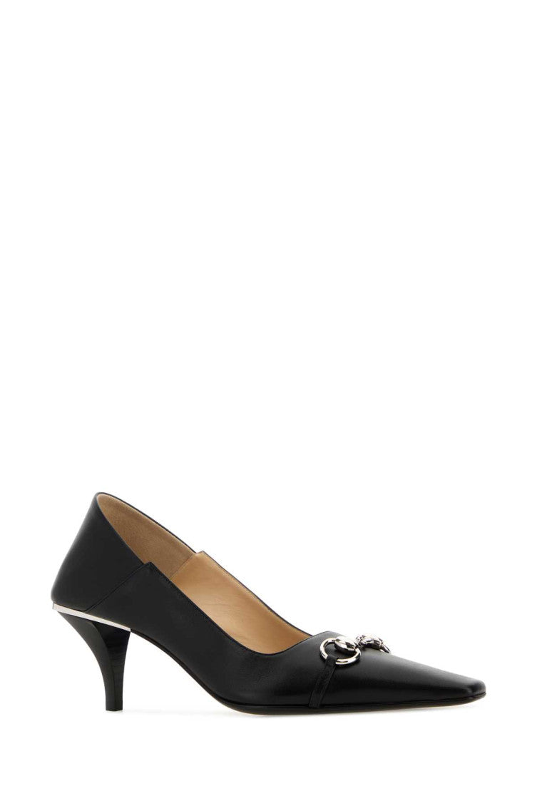 Black Leather Pumps 2