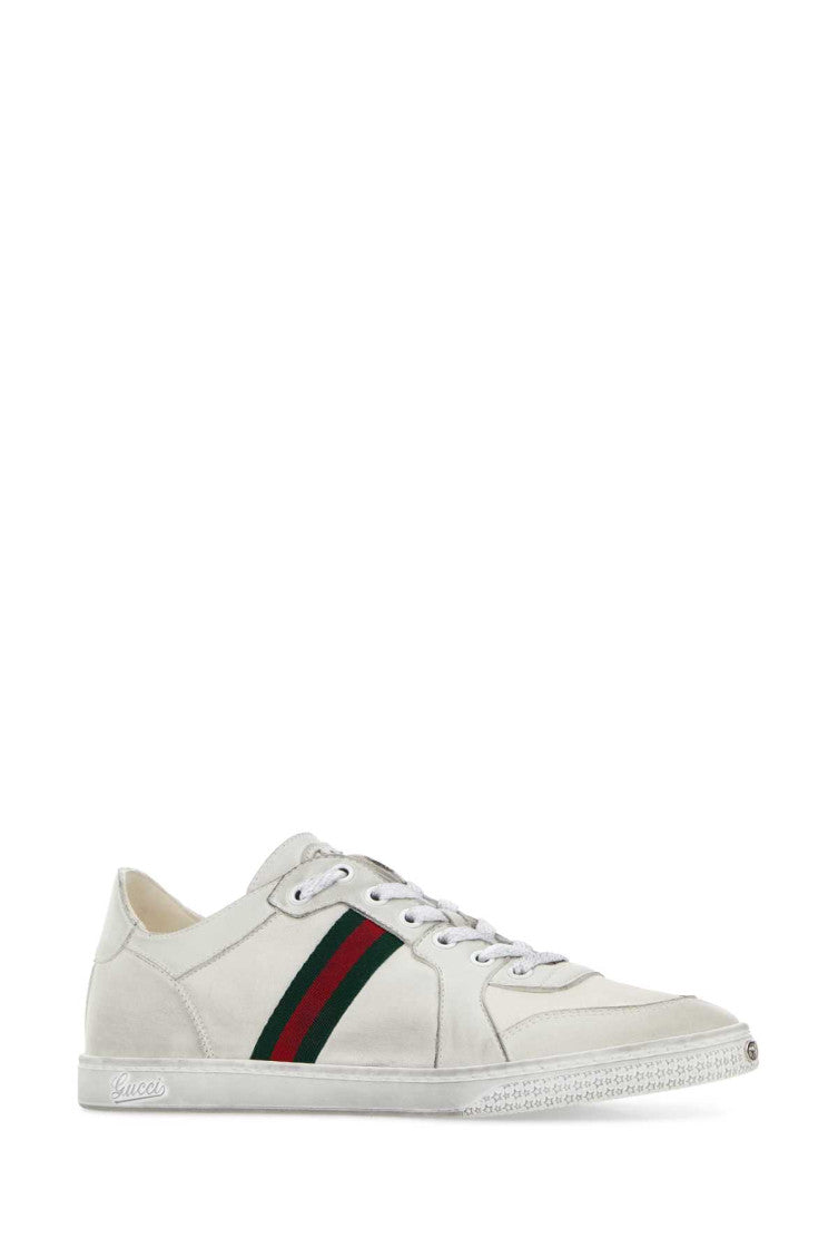 White Leather Sneakers 2