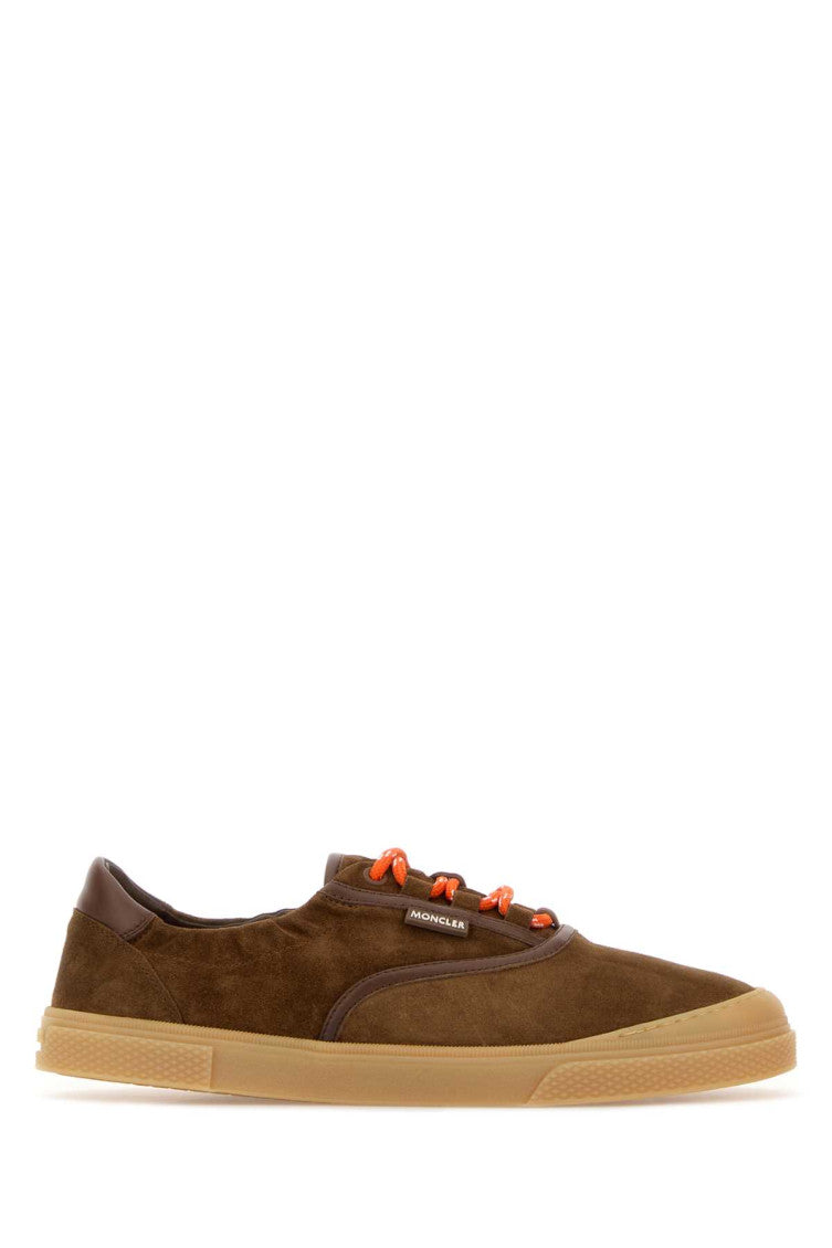 Brown Lace Up Sneakers 1