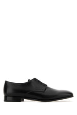 Black Leather Lace-up Shoes 1