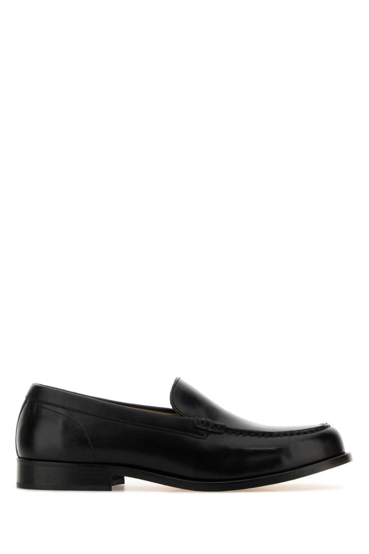 Black Leather Loafers 1