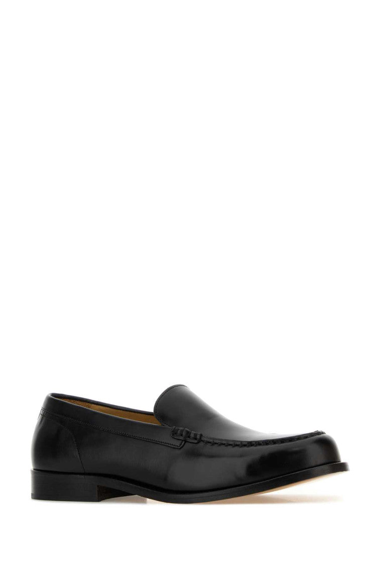 Black Leather Loafers 2