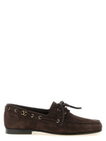 Brown Logo Loafers 1