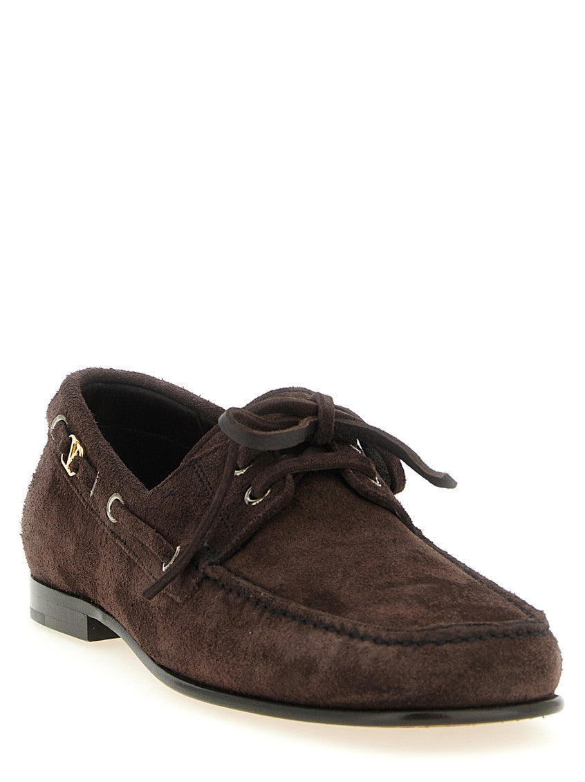 Brown Logo Loafers 2