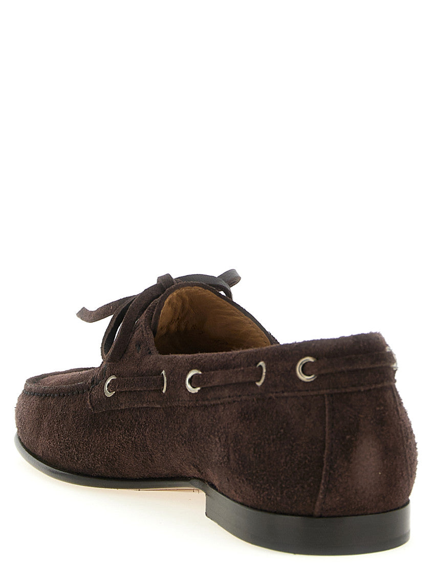 Brown Logo Loafers 3