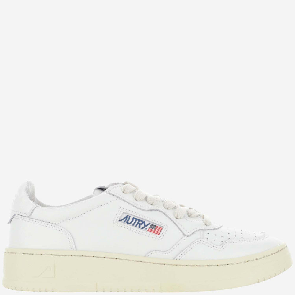 White Low Top Sneakers 1