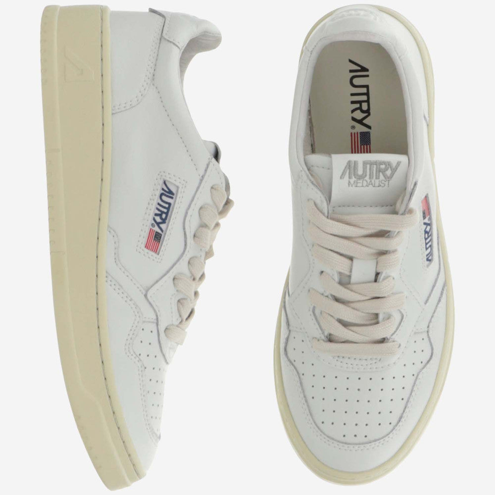 White Low Top Sneakers 2