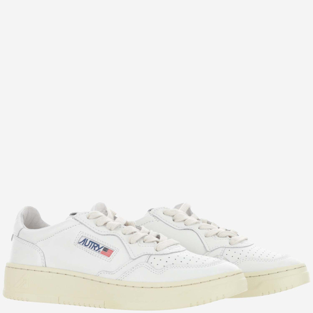 White Low Top Sneakers 3