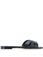 Black Leather Sandals 1