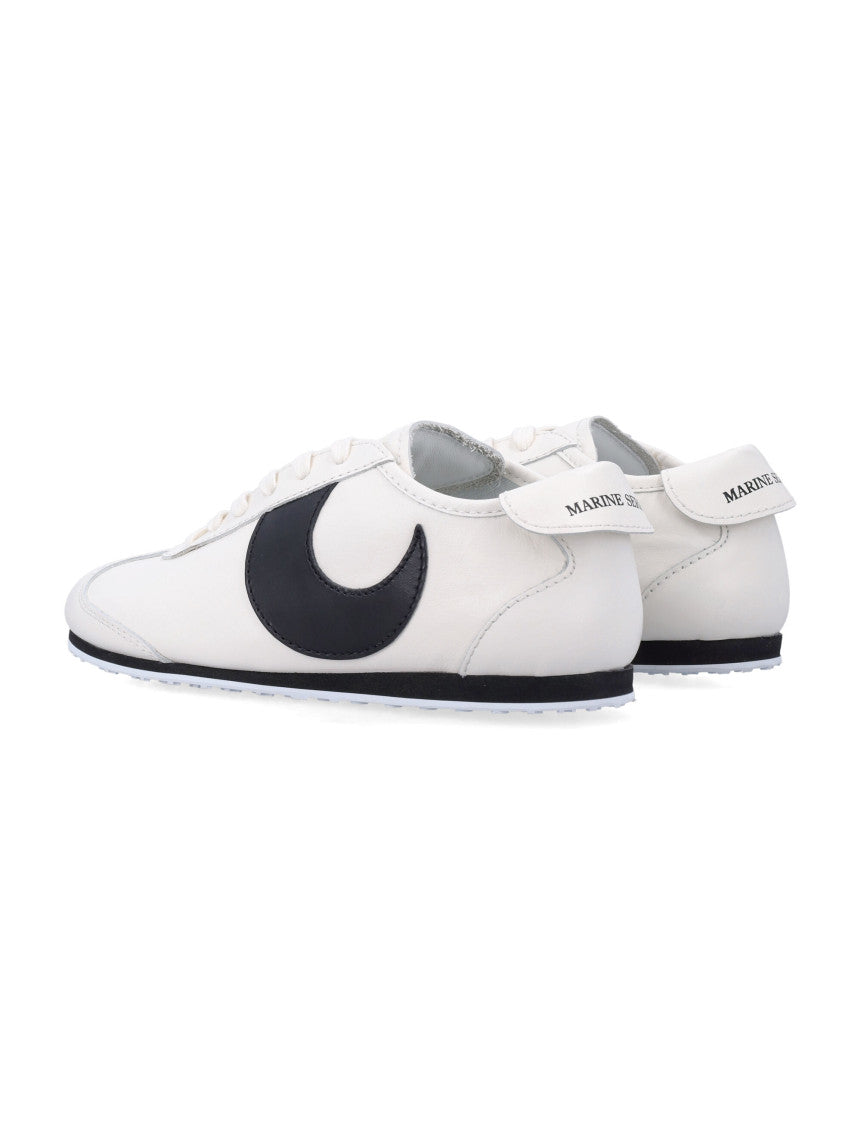 White Moon Leather Sneakers 4