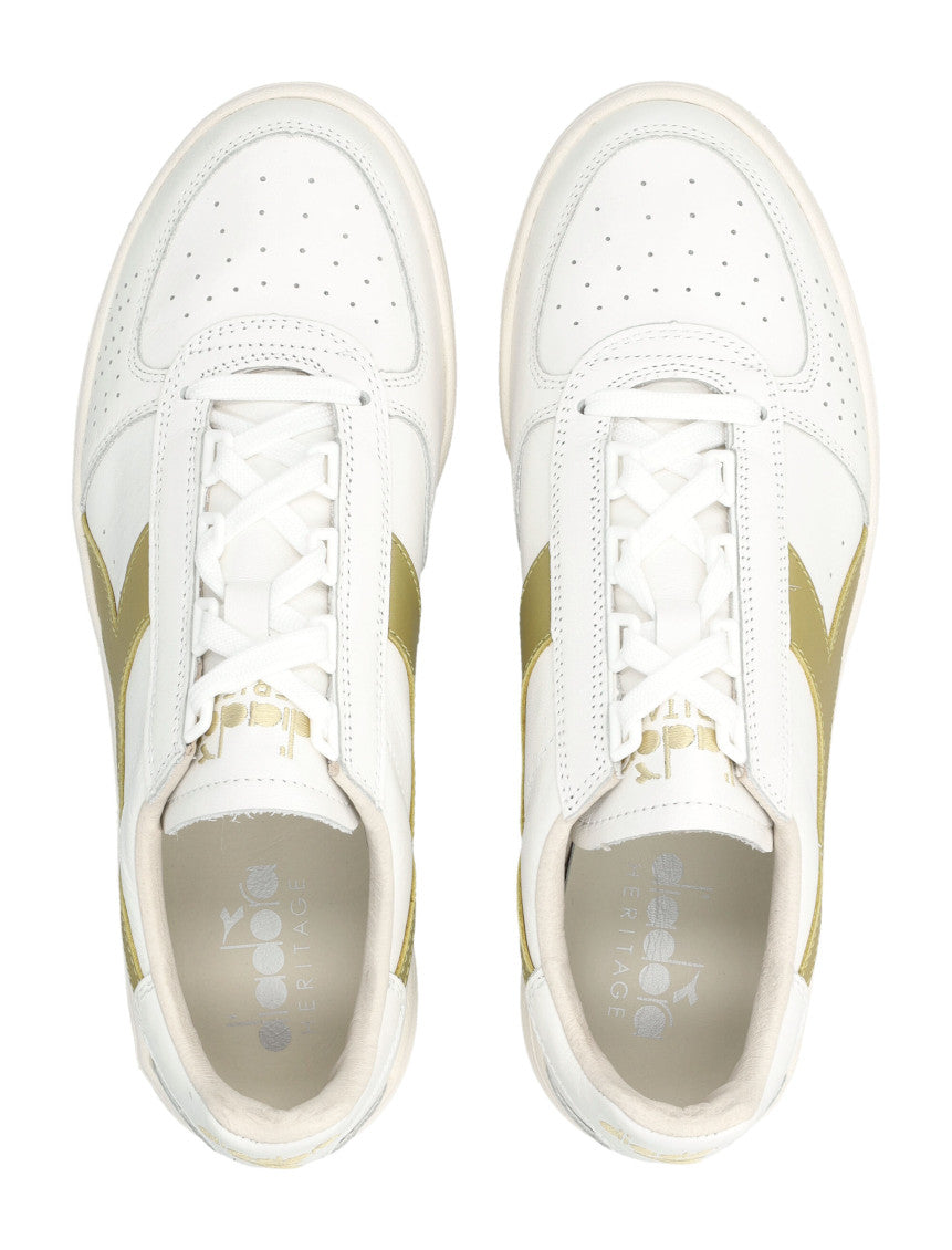 White Lace-up Sneakers 2