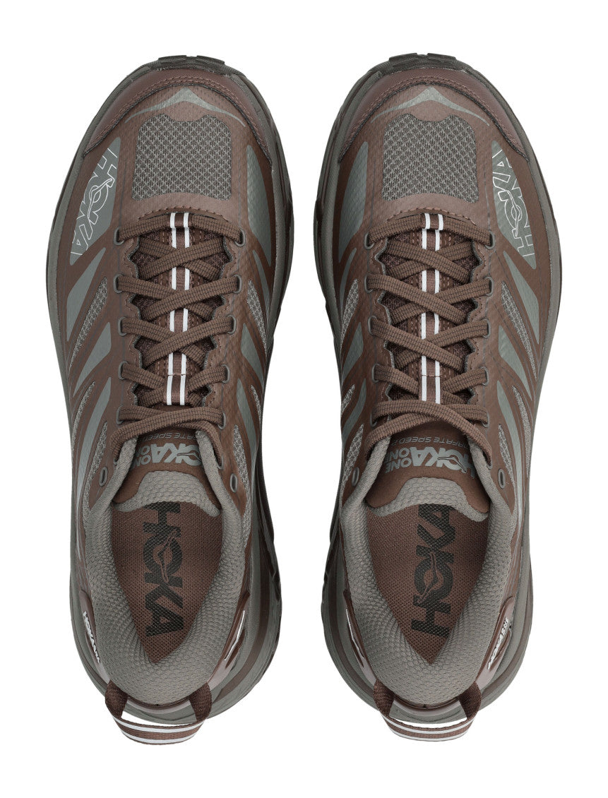 Brown Lace-up Sneakers 2