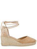 Beige Suede Wedges 1