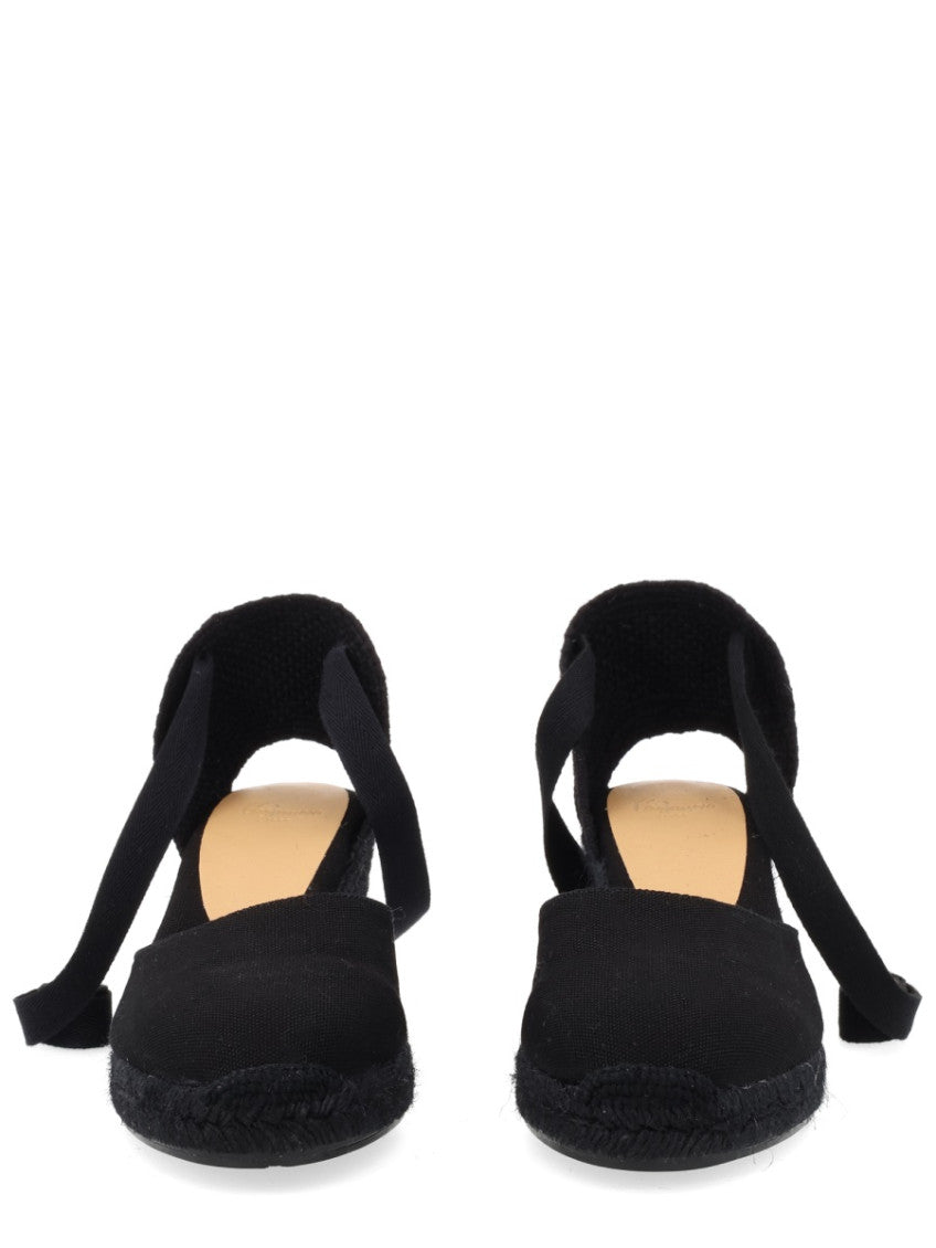 Black Lace-up Wedges 3
