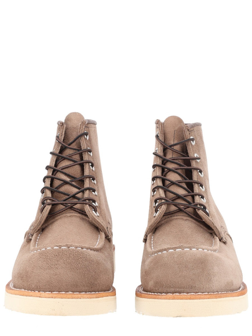 Beige Solid Boots 3