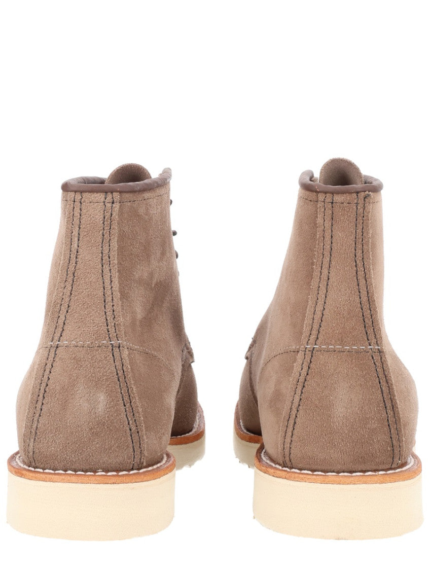 Beige Solid Boots 4