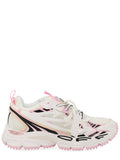 White Color Block Sneakers 1
