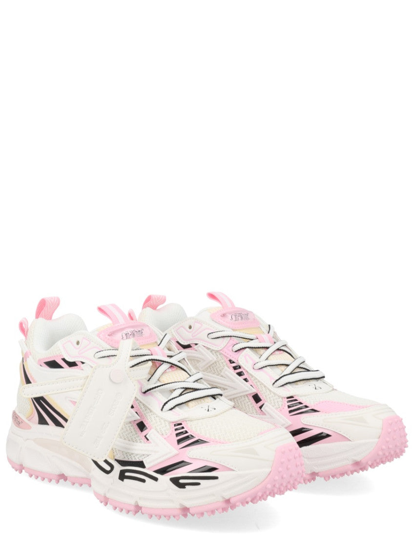 White Color Block Sneakers 2