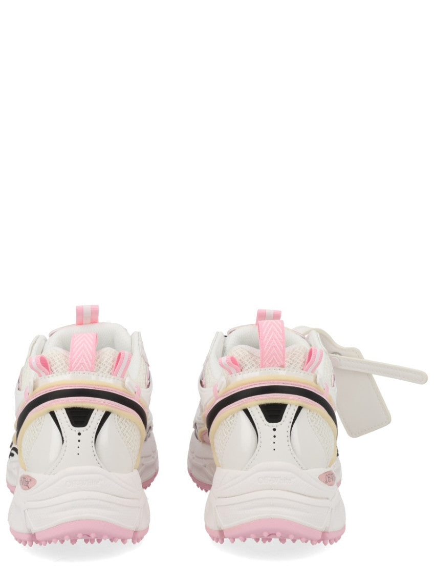 White Color Block Sneakers 4