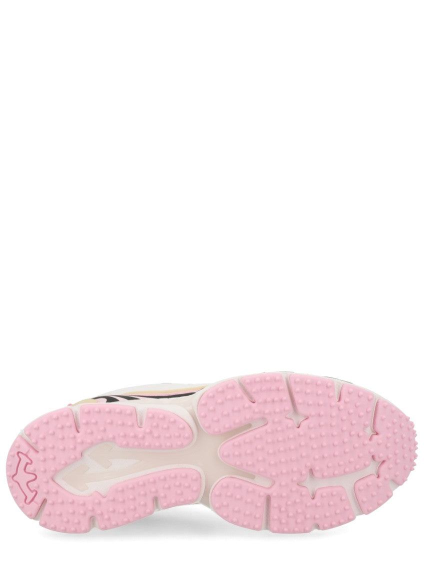 White Color Block Sneakers 6