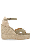 Green Solid Bruna Wedges 1