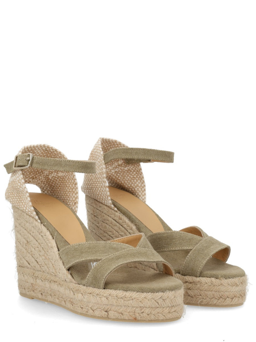 Green Solid Bruna Wedges 2