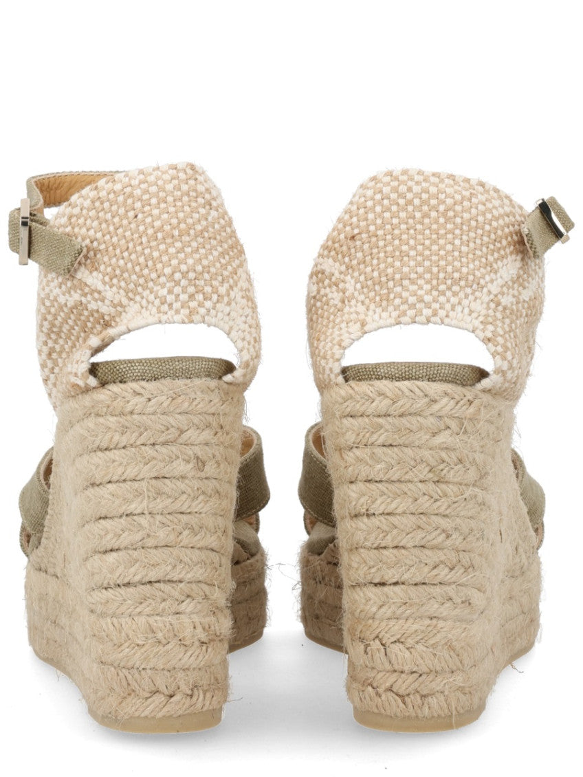 Green Solid Bruna Wedges 4