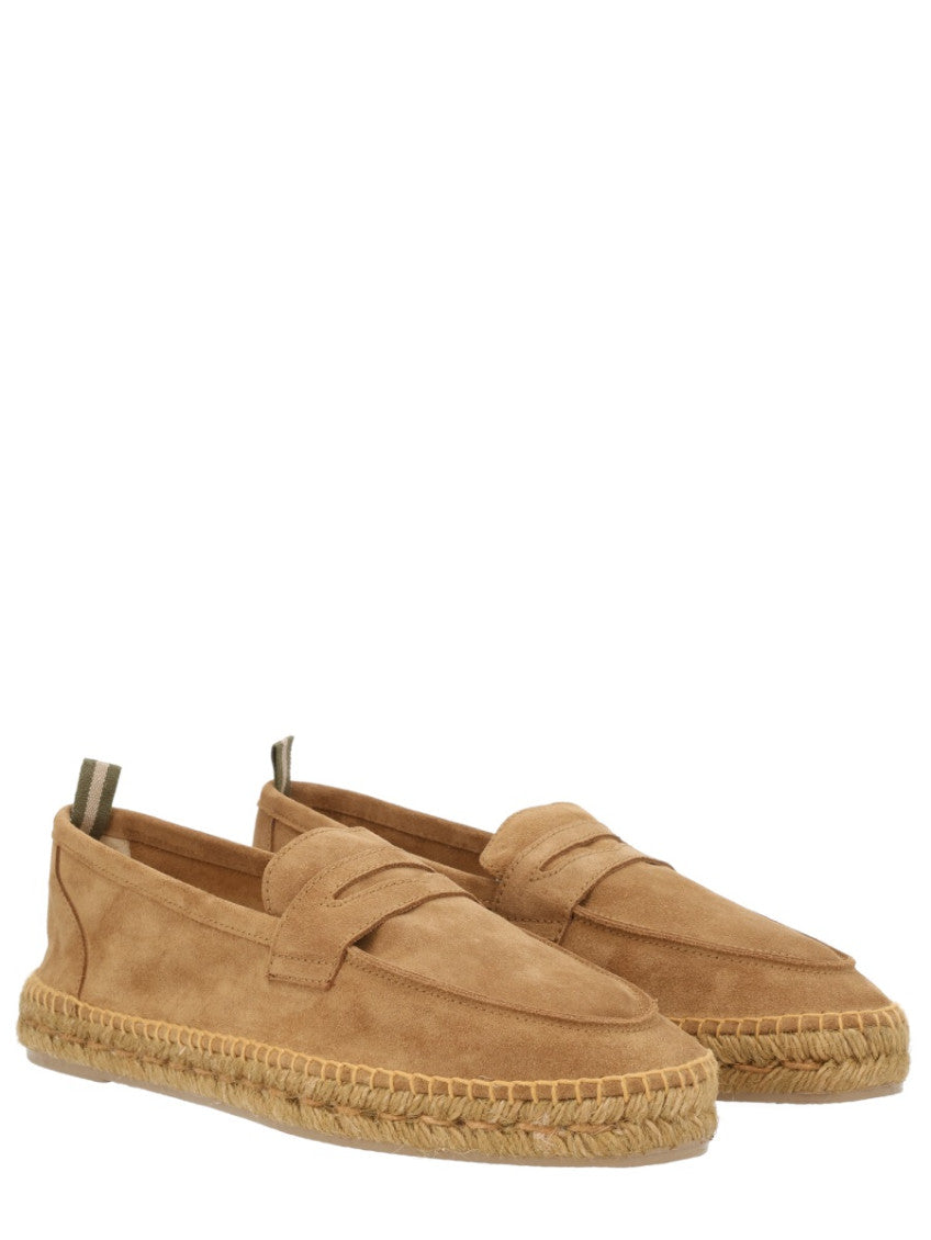 Beige Suede Loafers 2