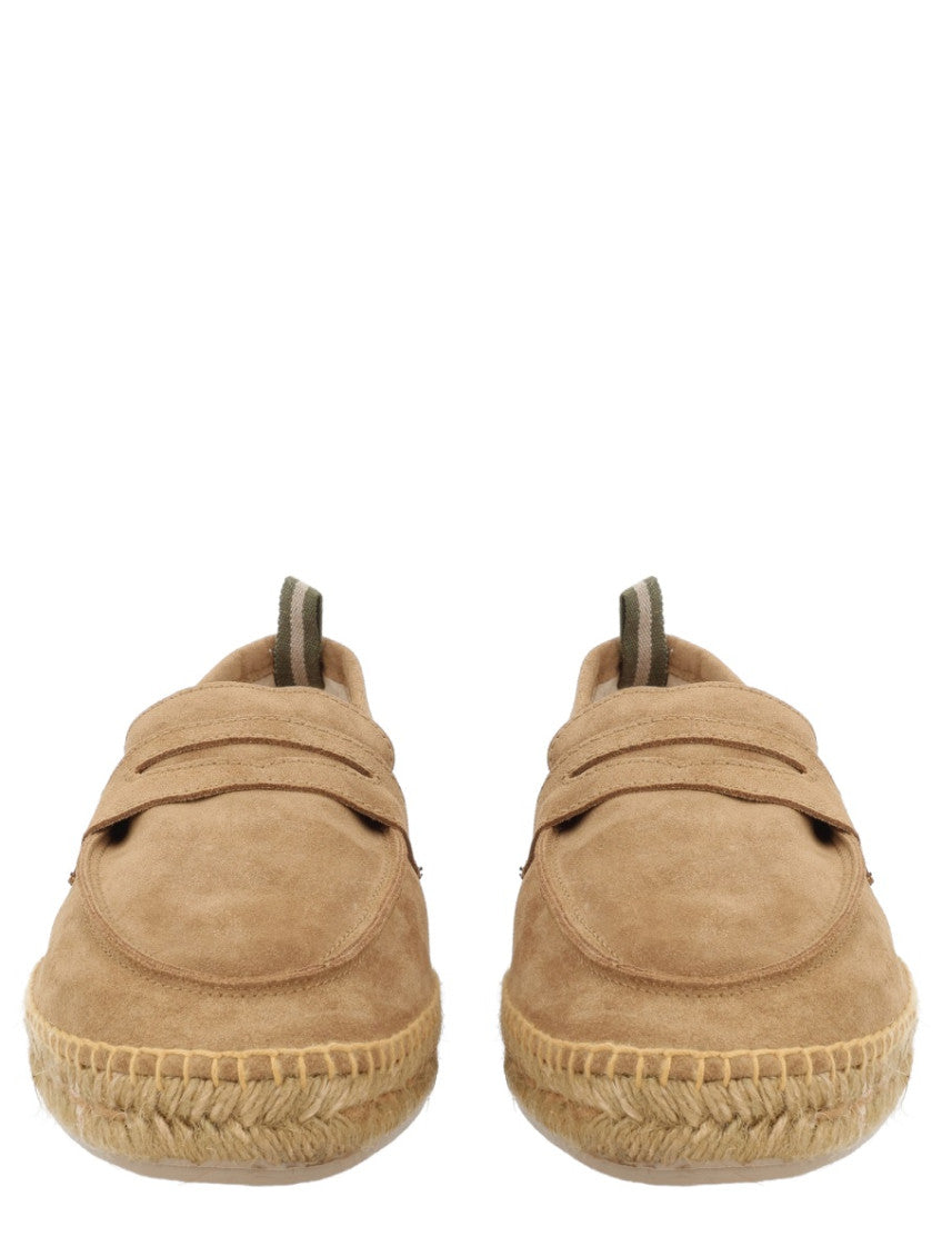 Beige Suede Loafers 3