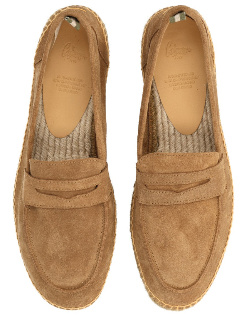 Beige Suede Loafers 5