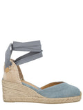 Blue Ankle-strap Wedges 1