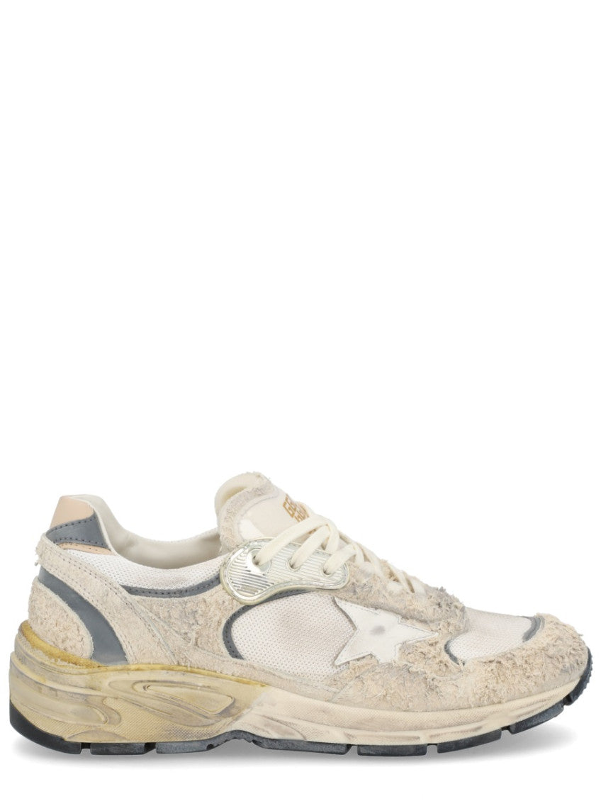 White Distressed Sneakers 1