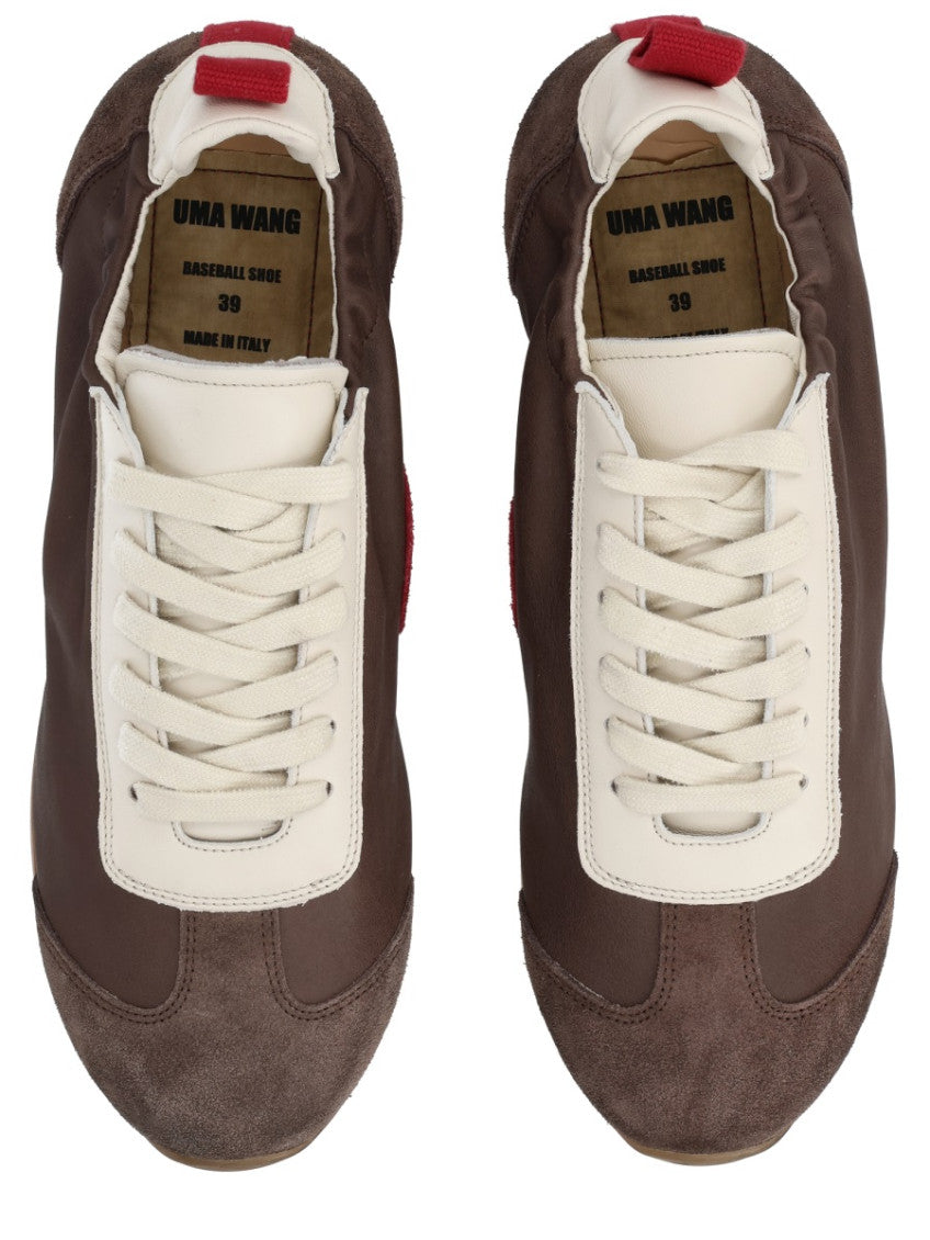 Brown Color Block Sneakers 5