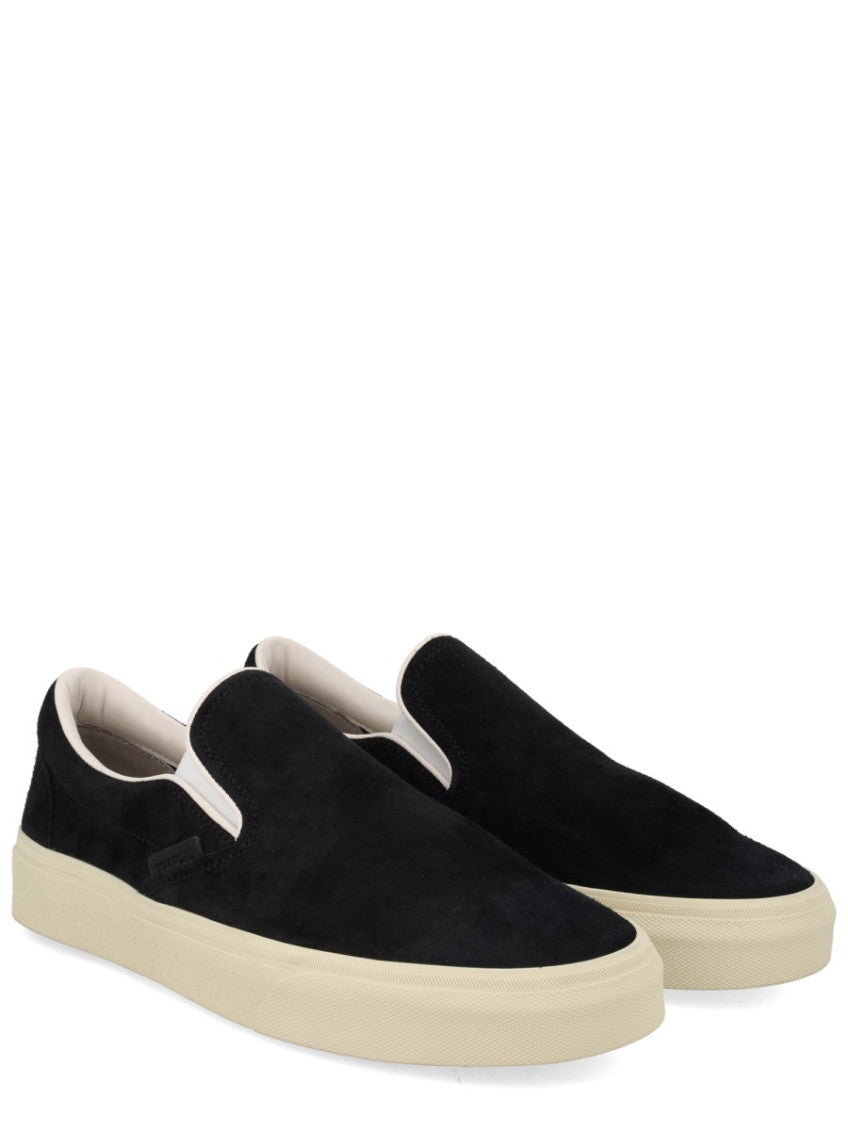 Black Slip-on Sneakers 2