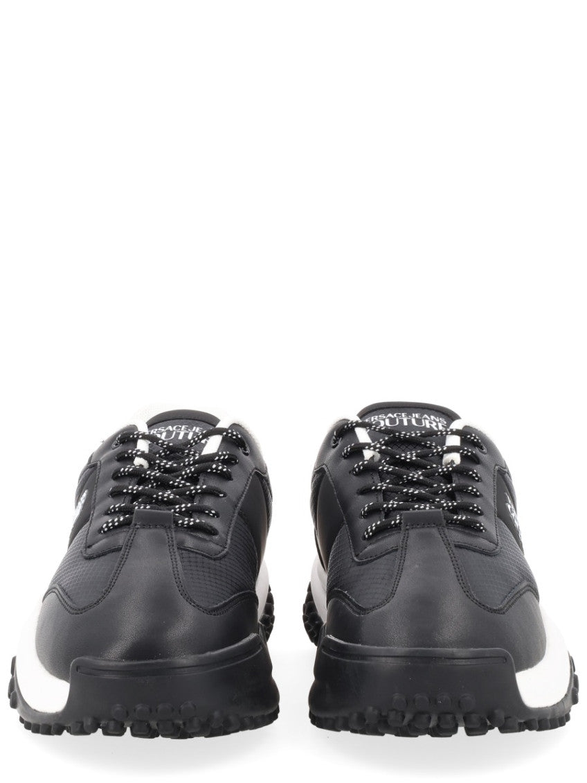 Black Logo Couture Sneakers 3