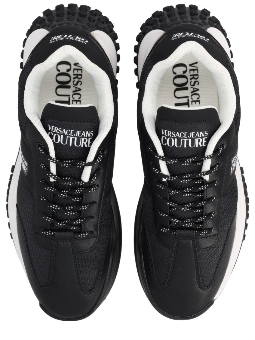Black Logo Couture Sneakers 5